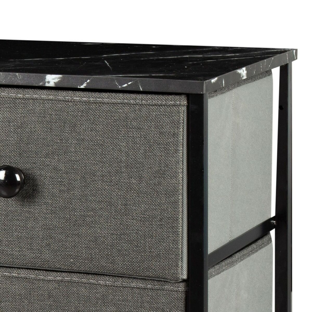 Комод Max Home Серый Мрамор 80 x 62 x 30 cm